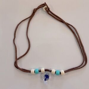 Mushroom Necklace Choker Boho